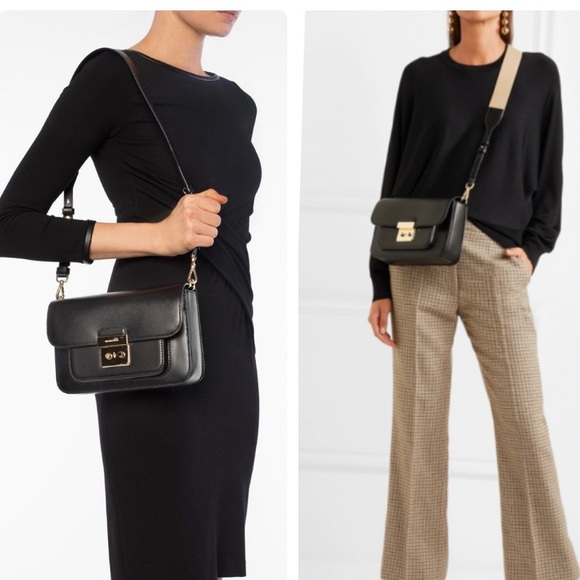 New MICHAEL Kors Sloan Editor Leather Shoulder Bag - Picture 2 of 10